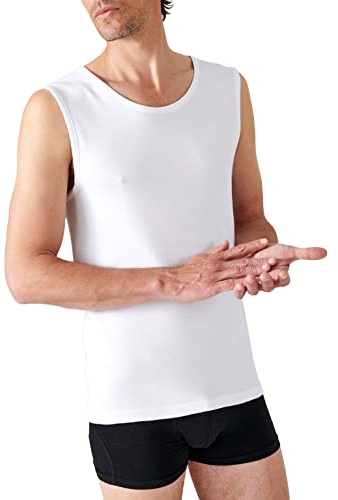 Damart Camiseta de Tirantes de Punto clásico Thermolactyl Blanco L