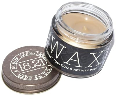 18.21 Man Made Hair Styling Product, 2oz. Original Sweet Tobacco Scent in Wax with Low Shine Finish