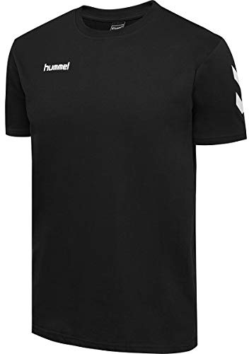 Hummel Herren HMLGO Cotton T-Shirt S/S, Black, S