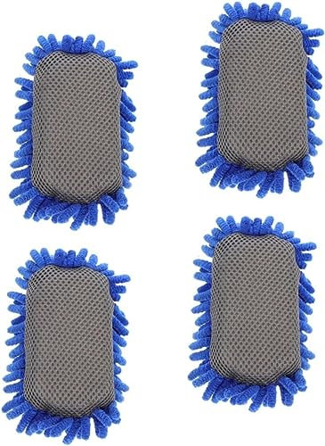 Blackboard Eraser 4st Rengöringssvamp Blackboard for rengöringsmaterial Suddgummi Blackboard Rengöringstillbehör Board Eraser Tillbehör i japansk stil Chenille ljusgrön (färg (Color : Dark Blue, Siz