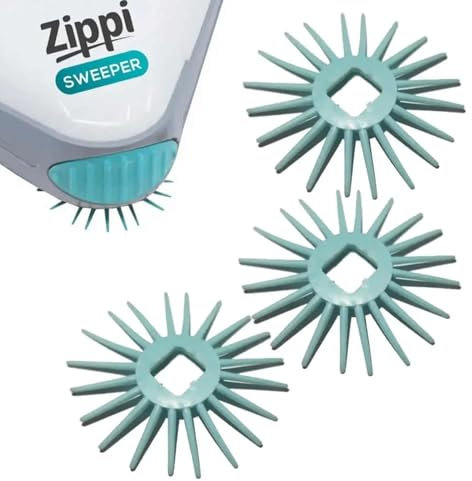 Zippi Replacement Bristles, 3 Pack, Genuine Parts Sweeper and Sweeper Pro