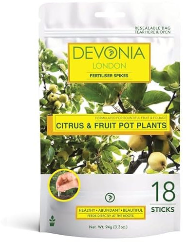Citrus and Fruit Pot Plant Fertiliser Fertilizer 18 x Sticks Slow Release Plant Food