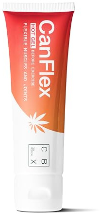 CBX Medical CanFlex Hot Gel | Gel Chauffant Pour Muscles & Articulations Avant Effort | Boswellia, Capsaïcine Naturelle | Préparation Sport, Mobilité Douce | Tube 100 ml Anti-raideur