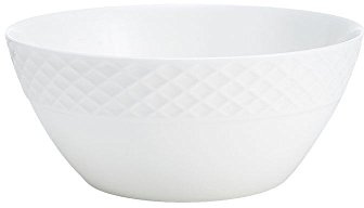 Mikasa Trellis White Fruit Bowl (Set of Four)