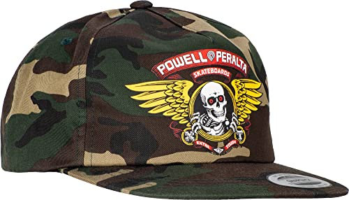 Powell Peralta Skateboardmütze Snapback Winged Ripper - Grün - Einheitsgröße