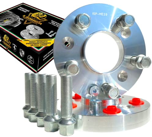 IGP 2 Distanziali Ruote 16 mm Compatibili Con Cupra Formentor Ateca Born Leon + 10 bulloni in Acciaio
