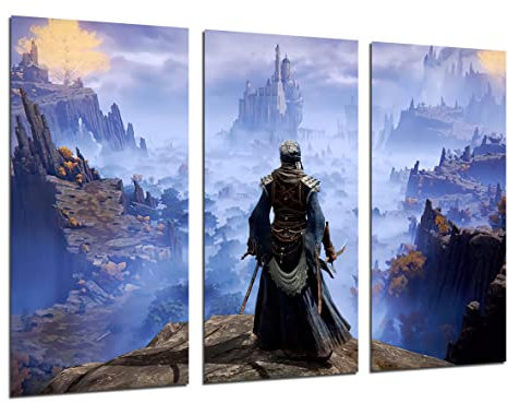 DKORARTE Modernes Bild, Videospiel, Elden Ring, Xbox, Landschaft, 97 x 62 cm, Ref. 27348