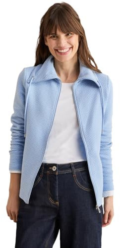 CECIL Damen B322625 Two-Tone Ottoman Jacke, Fresh Light Blue, L EU