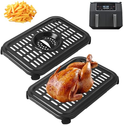 Air Fryer Grill Pan for Ninja Foodi DZ090 DZ201 DZ100 DualZone Air Fryers