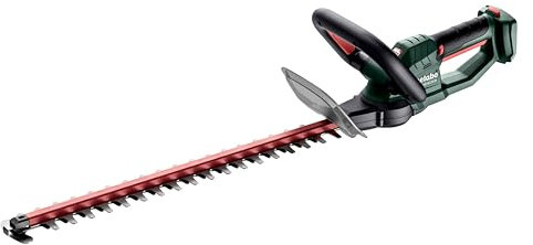 Metabo Cortasetos a Batería HS 18 LTX 55V - Poderoso y Silencioso - 18V, Cuchillas Láser - Sin Batería o Cargador Incluidos