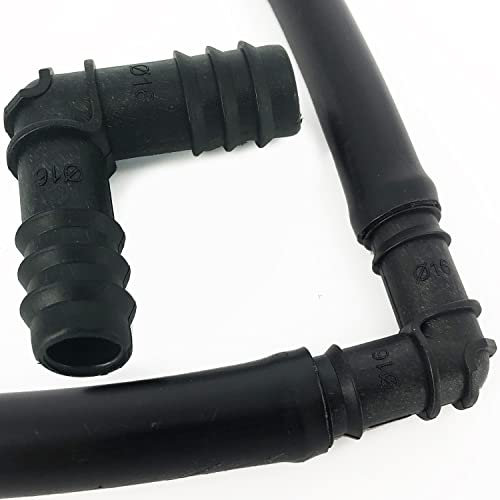 20 Stück Eckverbinder für 16mm Tropfschlauch Schlauchadapter Erweiterungsstück/Tröpfchenbewässerung/schlauchverbinder/Tropfrohr