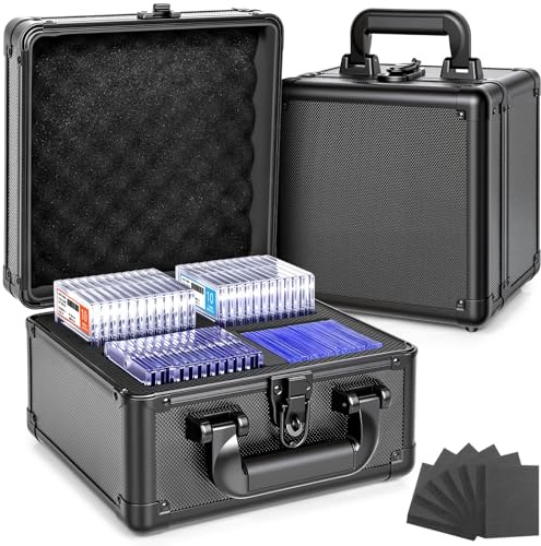 TucgoElite Scatola di Conservazione per Carte Sportive Valutate - Compatibile con le Placche PSA/GMA/CSG/SGC/HGA, Custodia per Portacarte Top Loader per Carte di Baseball e Football