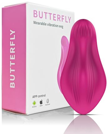 Huevo Vibrador Invisible de Braguita para Mujer y Pareja con App, Estimulador de Punto G y Clítoris, 10 Modos, Silicona Médica Impermeable IPX7, Recargable USB