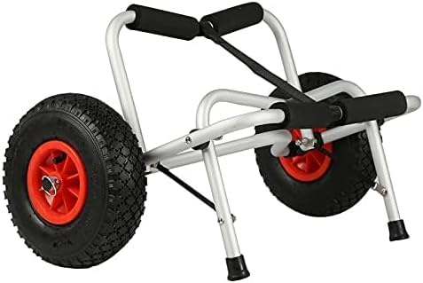 BREEZENEST Foldable Kayak Trolley Cart, 100kg Heavy Duty Aluminium