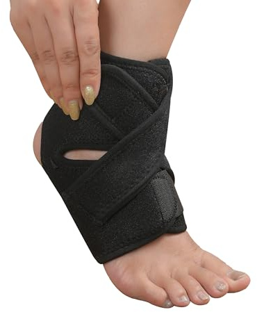 Wonder Care Ankelbandage för män och kvinnor | justerbart bandage | ankelbandage för stuvade ankel av neopren | ankelbandage för löpsport, plantar fasciit-bandage, andas