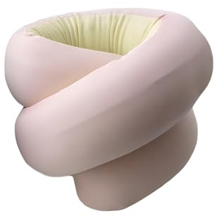 Hitburu Oreiller De Voyage | Coussin de Soutien Pliable en Forme de | Oreillers De Cou pour Les Voyages en Avion,pour Dos Chaise Bureau Sommeil Repos Lit Voiture