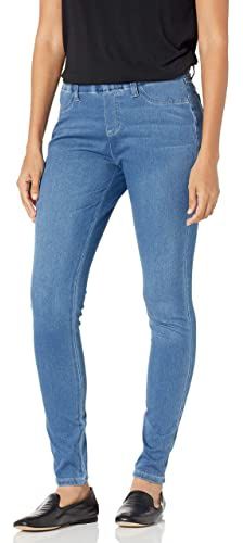 Amazon Essentials dam Pull-on stickad jegging (finns i plusstorlekar)