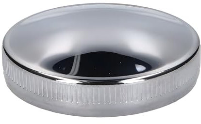 Tankdeckel Aluminium Chrom-Optik (ohne Schloss) für Simson S50, S51, SR50, Schwalbe, Sperber, Spatz, Star
