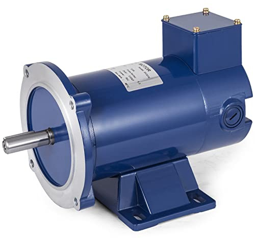 VEVOR DC-Motor, Nenndrehzahl 1750 RPM, 1/2 HP 90V Elektromotor Permanentmagnetmotor