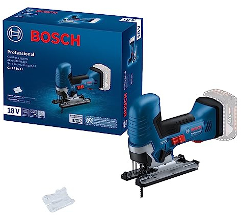 Bosch Professional GST 185 LI Akku-Stichsäge (18 V, Solo, 0-3500 Hub/min, Schnitttiefe in Holz 125 mm, im Karton)