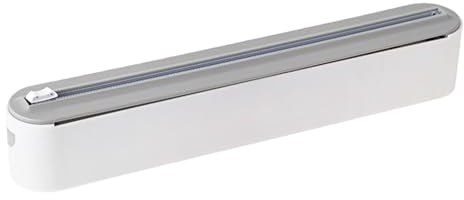 Magnetic Cling Film Dispenser And Cutter, Cling Wrap Cutter Refillable Cling Film Cutter Foil Cutter Food Wrap Dispenser Aluminum Foil Dispenser Drawer For Cling Film, Aluminum Foil