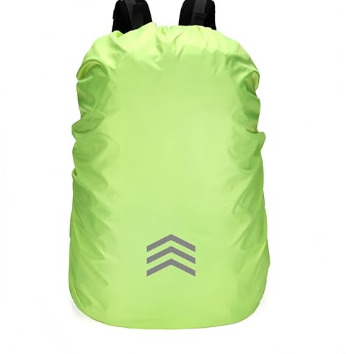 Zhenghebuy Housses de Sac à Dos avec Bandes Réfléchissantes,Housse de Sac à Dos à Eau,18-30L Housse de Pluie imperméable,Anti-Pluie Housse de Protection pour Camping Randonnée Trekking Cyclisme