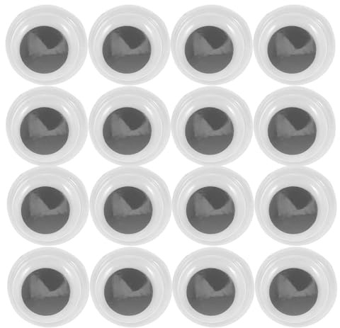 TOYANDONA Ojos Adhesivos Autoadhesivos para Manualidades 500 Unidades de 6 MM Ojos de Plástico Móviles Negro y Blanco Pegatinas para Álbumes de Recortes Juguetes y Proyectos DIY