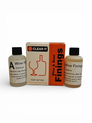 Clear It Wine & Beer Finings, Fast Acting, Treats Up to 270 litres, Home Brew Making