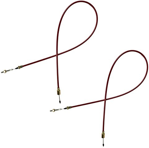 AB Tools 2 x Cable de Freno de Remolque de Acero Inoxidable para Sistemas Knott Ejes Funda Exterior 14-30mm