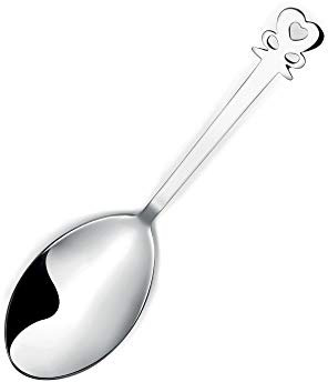 Guzzini Love Cucchiaio per Confetti, Stainless Steel 18/14, Argento, 23 cm, Acciaio inossidabile