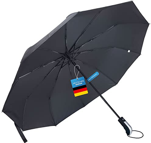 GOODS+GADGETS Automatik Regenschirm - Taschenschirm Schirm XXL 100cm Sturmfester Reiseschirm - Das Original!