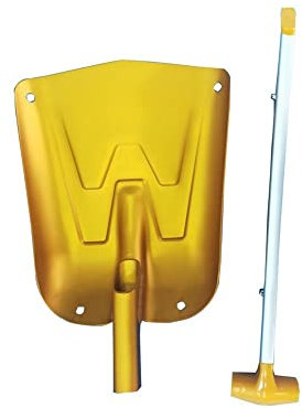 Schneeschaufel Klappschaufel Survival Tools Einziehbare Outdoor-Schneeschaufel Aluminiumlegierung Eisschaufel Winter-Schnee-Entferner-Werkzeug Schneeschieber (Color : A)