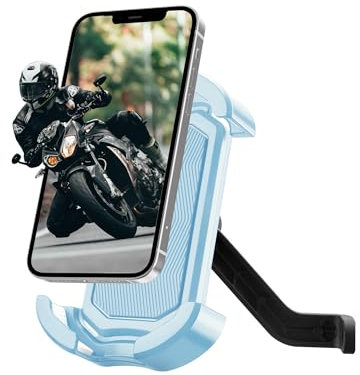 ROCKBROS Bike Phone Holder Motorbike Phone Mount Phone Clamp for Bicycle Motorcycle, 360°Rotatable Universal Mobile Phone Holder for 4.7-6.8 Inch Smartphones
