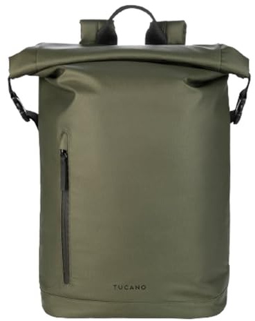 Tucano Rollo, Mochila para ordenador mixto, verde, 30,00 x 45,00 x 16,00 m, verde, 30,00 x 45,00 x 16,00 m