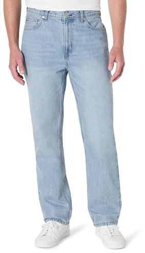 Amazon Essentials Vaqueros de Corte Holgado Hombre, Azul Vintage, 30W / 30L