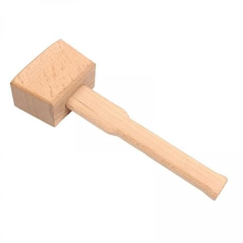 ＡＷＨＡＯ 3x Holzhammer mit Griff Tischlernholz für DIY Carpentry Making Werkzeug