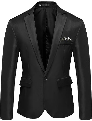 Herren Sakko Sportlich Modern, Jackett Herren Sportlich, Sommersakko Mit Knopfleiste Vorne Business Jacke Baumwolle Herrenblazer Sport Anzugsakko Locker Sportsakko Regular Fit Für Hochzeit & Freizeit