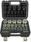 HASKYY 21PCS I 8-36 I Ensemble Jeu de douilles multiple I Tournevis 12 pans embouts de cle a douille 1/2 I acier CRV