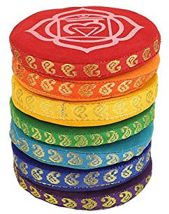 Unbekannt Klangschalenkissen 7 Chakra