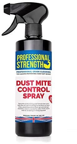 Professional Strength Dust Mite Killer Spray, 500 ml (Pack of 1) – 6 Months Protection Against Allergens with Safe Non-Toxic Formula