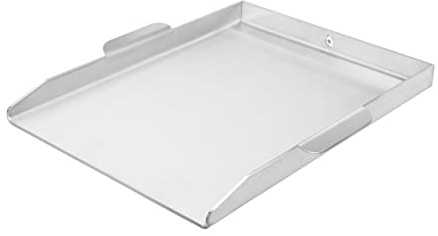 mocisa Universal Grillplatte mit Griffen für perfektes Handling | 40cmx30cm | Universal | Plancha | BBQ-Wanne | Grillkorb | Made in Germany | Edelstahl | Massiv | hochwertig verarbeitet