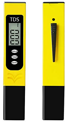 Testeur PH Mètre Électronique 3-en-1, Mesure Ph & TDS & EC TempératureTesteur de qualité de l'eau, Écran LCD et Précision de Lecture, pour l'eau Potable, Aquariums, Hydroponie, Piscines