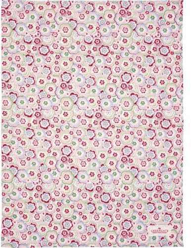 GreenGate [A] Tea Towel Selma Pale pink