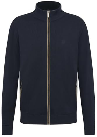 bugatti Herren Strickjacke Reißverschluss Stehkragen Regular Fit