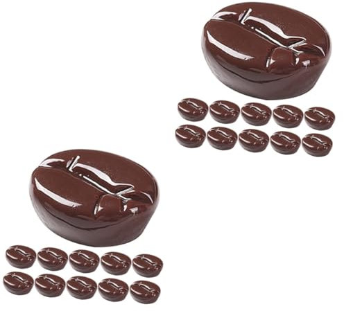 Alasum 50pcs Diy Beans Prop Craft Accessories Phone Case Decor Beans Model Simulation for Wedding Party Decor