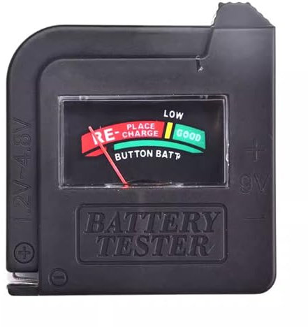 Zenlir BT860 Tester Batteria Risposta Rapido Tester Tensione della Batteria Accessorio per Apparecchiature Elettriche per Pile A Bottone 9V 1.5V