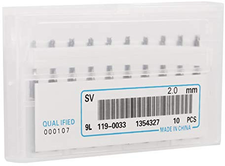 Fresa a candela in carburo cementato RockVOQRN da 2 mm per incisione, taglio e fresatura SMT/CNC/PCB