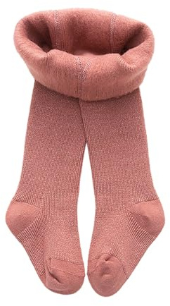 Générique Collant Polaire Fille Bébé Enfant Collant Thermique Extensibles épais en Molleton Uniforme Scolaire de Collants Taille Haute Chaud Hiver Polaire Doublé Opaques 1-10 ans
