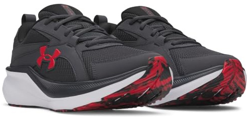 Under Armour Men's Charged Assert 11, (016) Anthracite/Anthracite/Red, 13, US