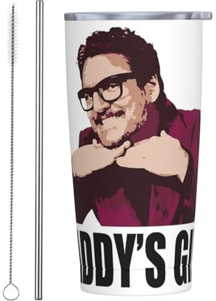 Pedro Actor Pascal Edelstahl-Isolierbecher für Auto, mit Deckel, Reisebecher für kalt und heiß, 590 ml